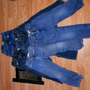 5 pair of boys jeans